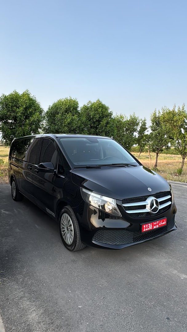 A Mercedes van from our own transfer fleet